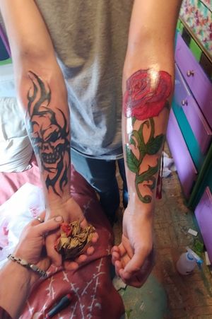Skull touch up and rose masacre fix