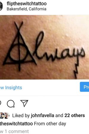 Harry Potter always tatt