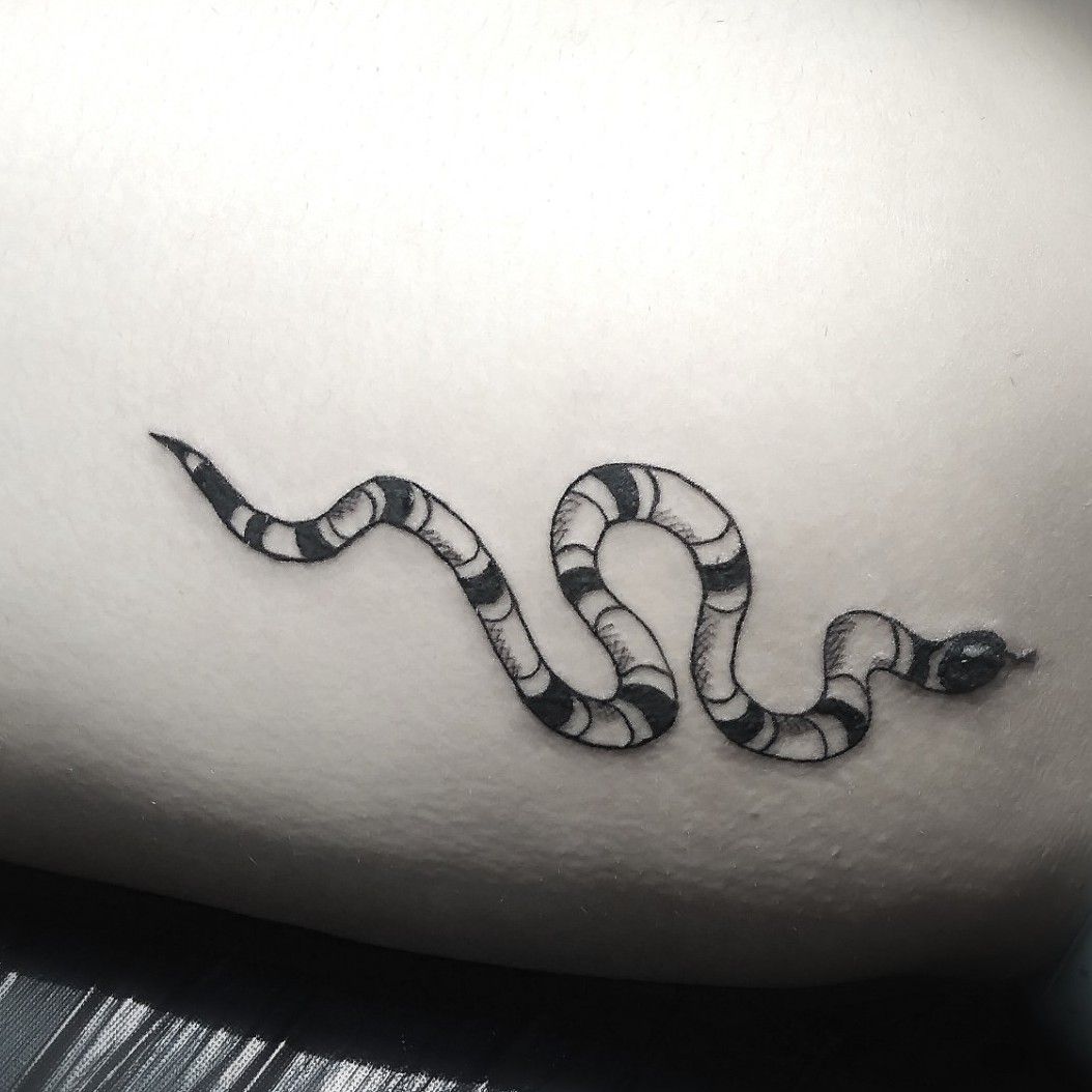 Coral snake by Dane Nicklas  Tattoogridnet