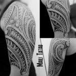 #polynesiantattoo #armtattoo #marquesian #blacktattoo #shading #inked #inkedgirls #vahine #tattoooftheday
