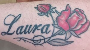Rose partner tattoo