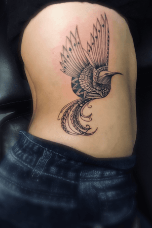 Own drawing , colibri bird#oneSession#IntenzeInk#2hrs