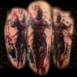 Deadpool designed and Tattooed by SJ 