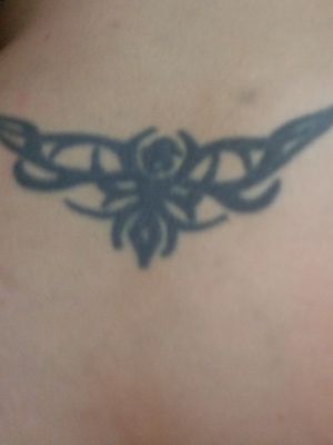 My lower back tattoo i had done right after my first divorce. Yeah i knoe it's cheesy but it was my first tattoo.