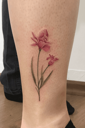 Barva Tattoo.  Botanical Tattoo.