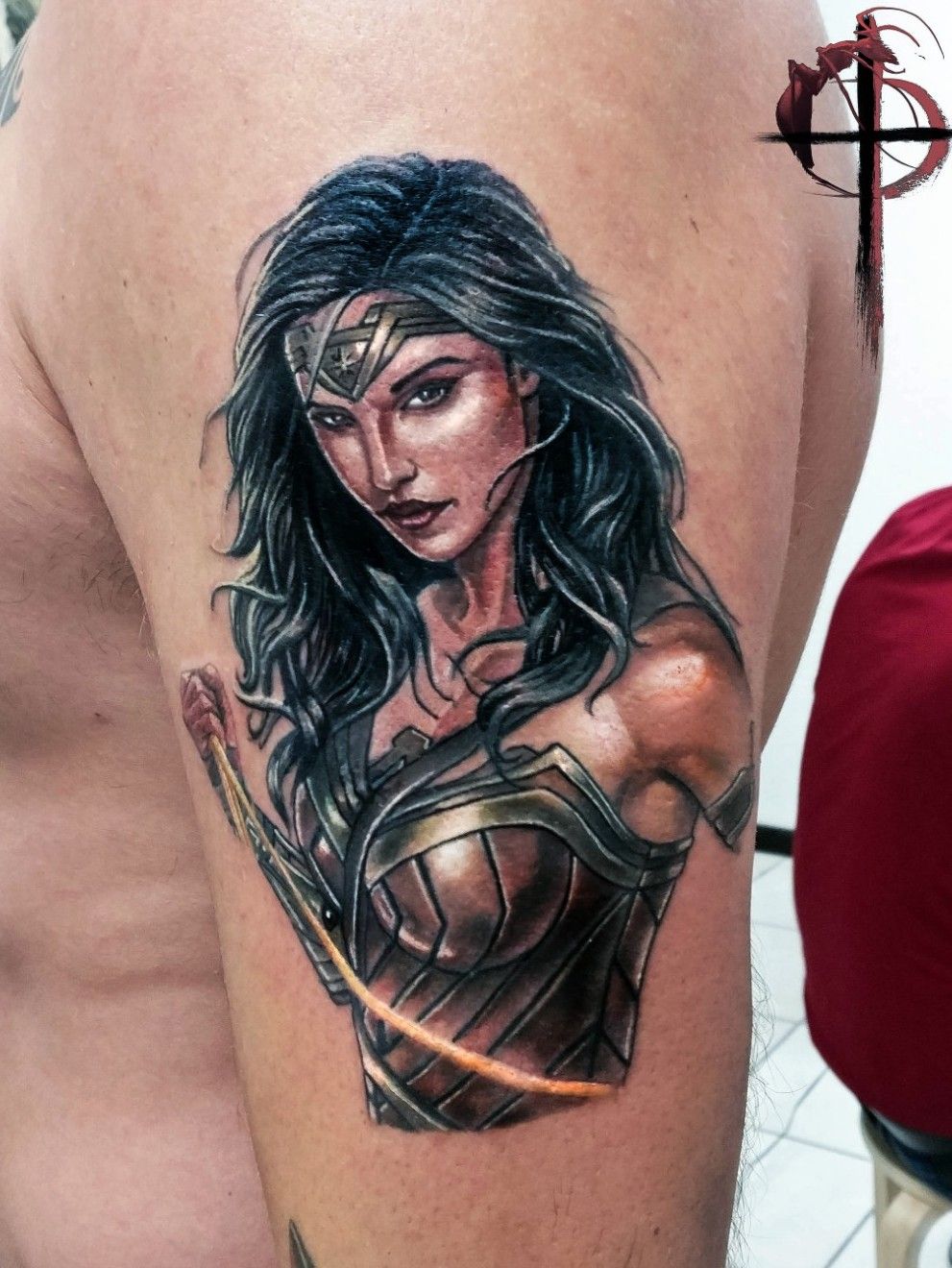 Gal Gadot Wonder Woman DCEU Fans  A very cool Antiope tattoo By Rapture  Tattoo  Facebook