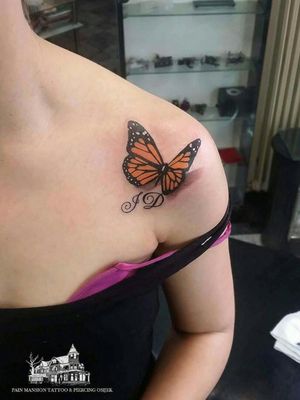 One of my oldones...Butterfly 3d tattoo
