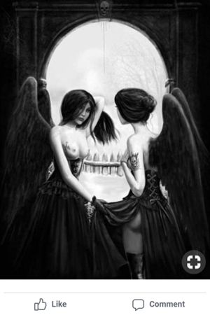Skull of angels