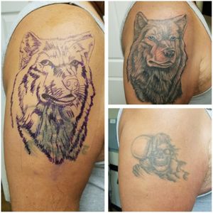 Coverup tattoo... from Scott Ashley @ New Era Tattoo in Houma, Louisiana 