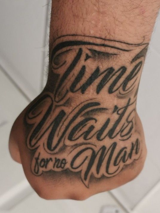 Ramón on Twitter Brandon Albus gt Time waits for no one tattoo ink  art httpstcoZIopp3pJP1  Twitter