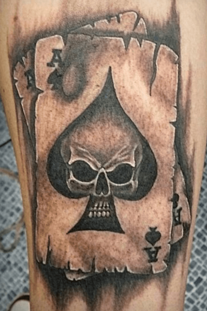 King Of Spade Tattoo by newatatau  Tattoogridnet