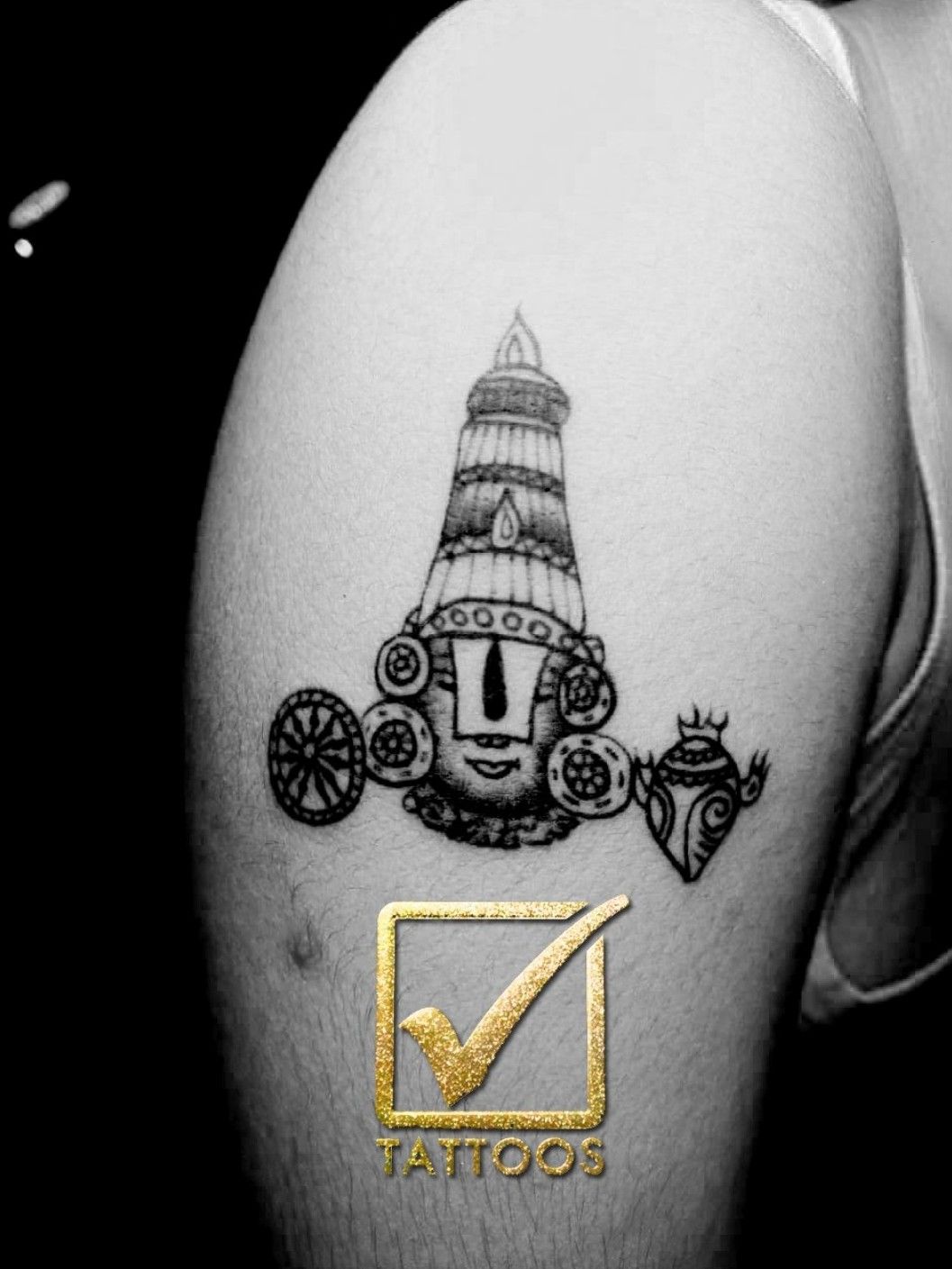 Tirupati Balaji tattoo l top 16 best Tirupati balaji tattoo l best lord  tattoo l Lord Balaji tattoo  YouTube
