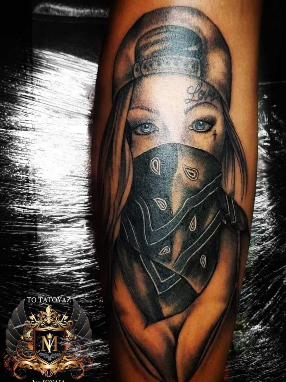 female gangster tattoos