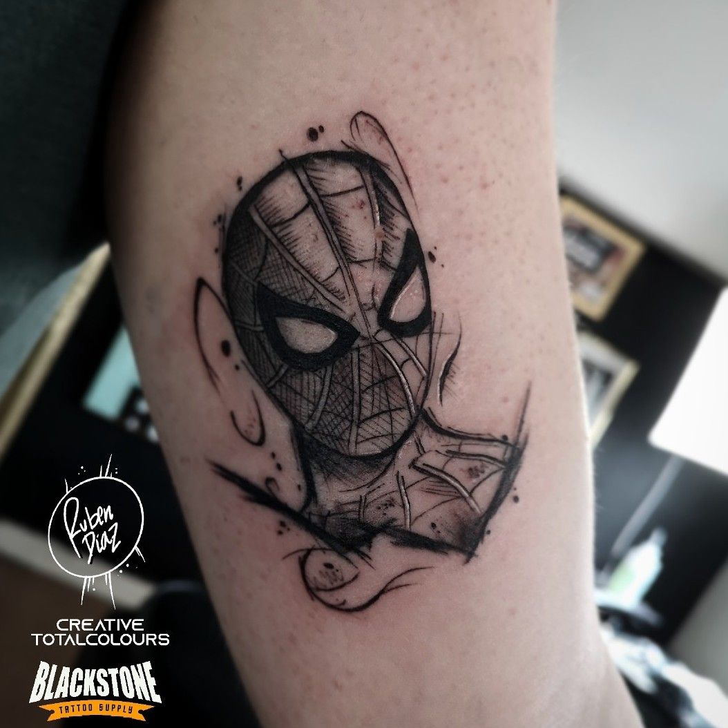 Tattoo uploaded by Rubén Diaz • Spiderman sketch! • Tattoodo