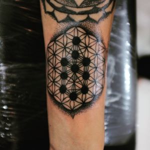 Flower of life tattoo done by bhargav_rawal at kigali ink 