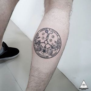 Tattoo Vibracional da sagrada Deise, uma margarina representando