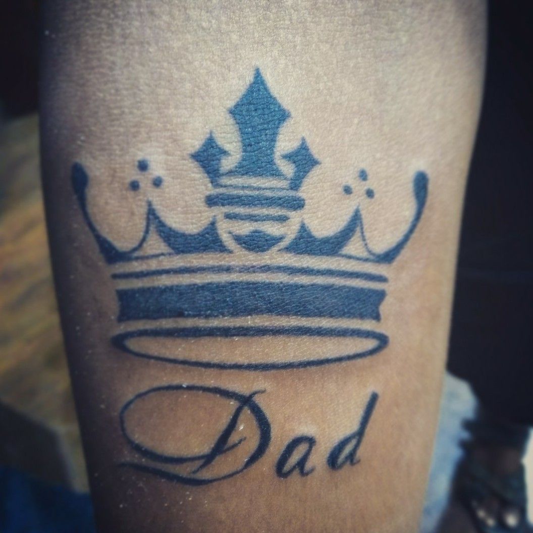 Tattoo uploaded by vg_joji • Dad crown tattoo da Love • Tattoodo