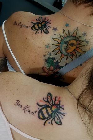 Matching BFF tattoos #comegetone #newtattoo #tattooartist #tattoosbyabel #tattoos #tattooing #homestead #wynwood #miamibeach #southbeach #palmetto #orlando #kissimee #miamitattooartist #beetattoo #bfftattoo #dopetattoos #dopeart #clean #qualitytattoos #miamibeach #southbeach #palmetto #floridakeys #floridacity 