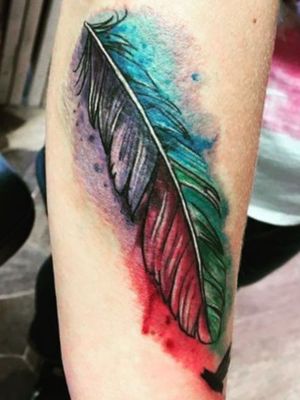Colour feather