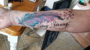 #staystrongtattoo #StayStrong  #plume #aquarelatattoo #aquarelle #butterfly #hand