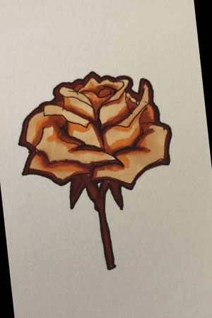 Dry Rose. Paper work #copicmarker