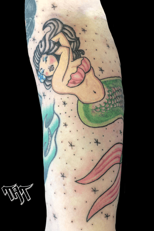 Traditional Sailor Jerry Mermaid