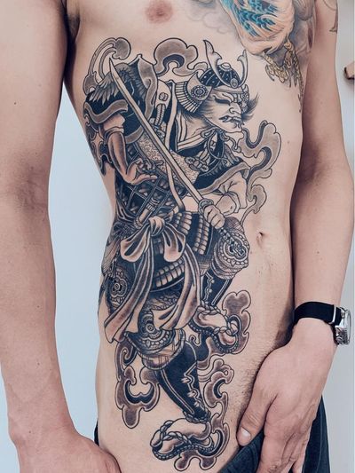 traditional samurai tattoo art