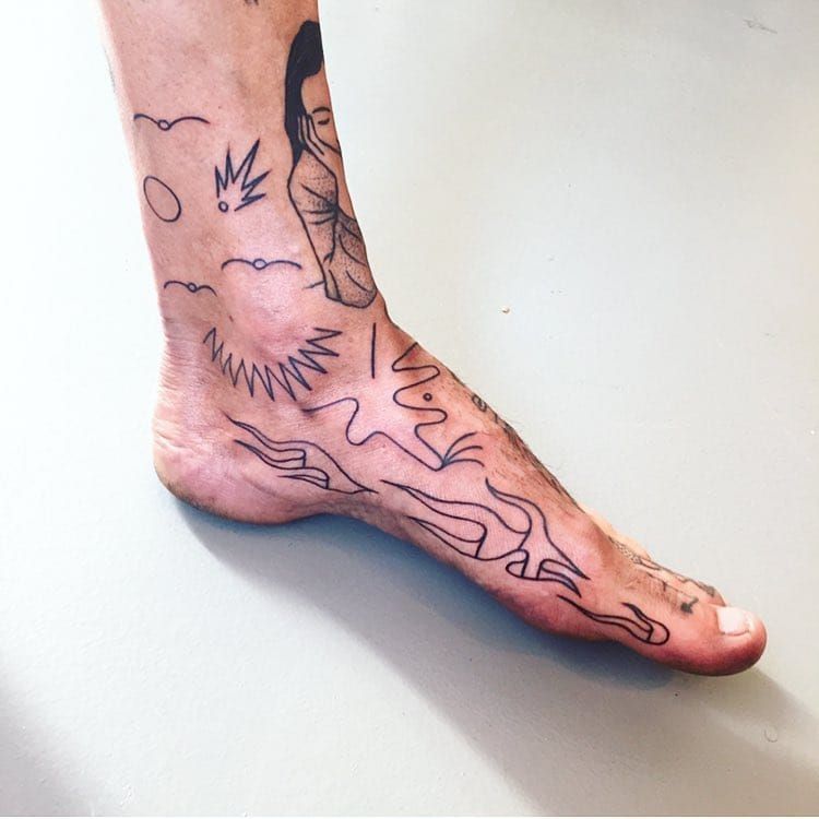 Knowledge About Foot Tattoo Designs  Tattoos Spot