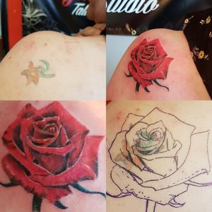 Realistic Red Rose Cover-Up Tattoo#Rose #RoseTattoo #RedRose #Flower #FlowerTattoo #Flowers #CoverUp #CoverUpTattoo #Realistic #Realism #RealisticTattoo #Custom #CustomDesign #CustomTattoo #Feminine #FeminineTattoo #Girly #GirlyTattoo #Nature 