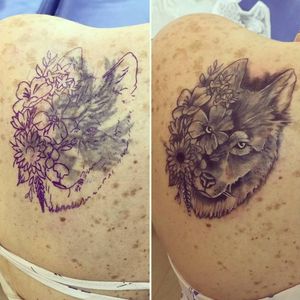 Cover up old tattoo