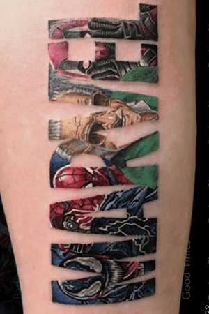 MARVEL tattoo by Pavel Steinhauser. R.I.P. Stan Lee 😞