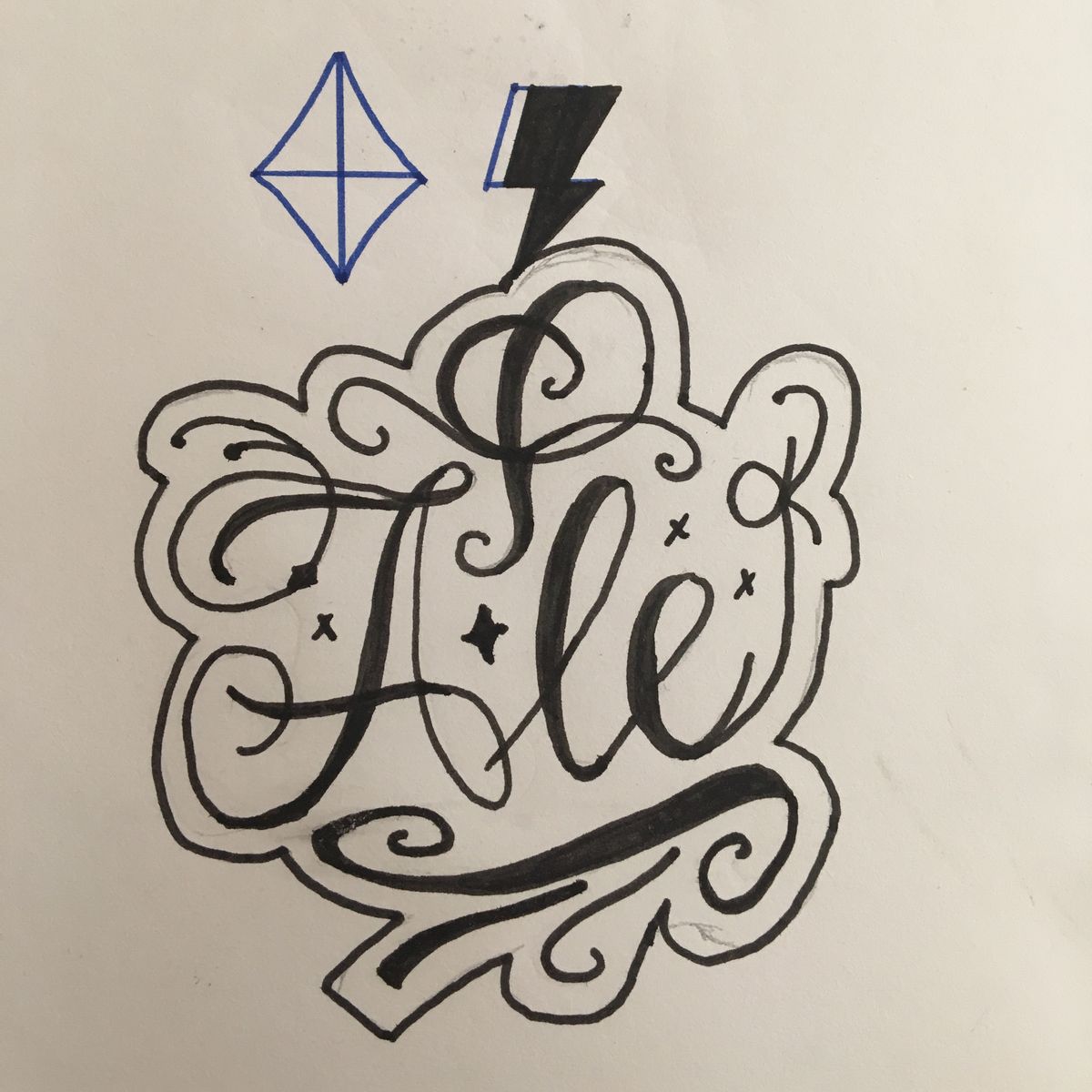 Tattoo uploaded by Alex • Handwrite lettering • Tattoodo