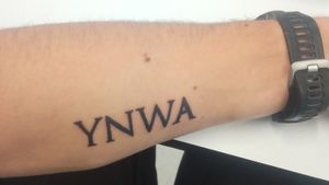 I got the YNWA that I had wanted for a long time. My first Tattoo and it was a good experience