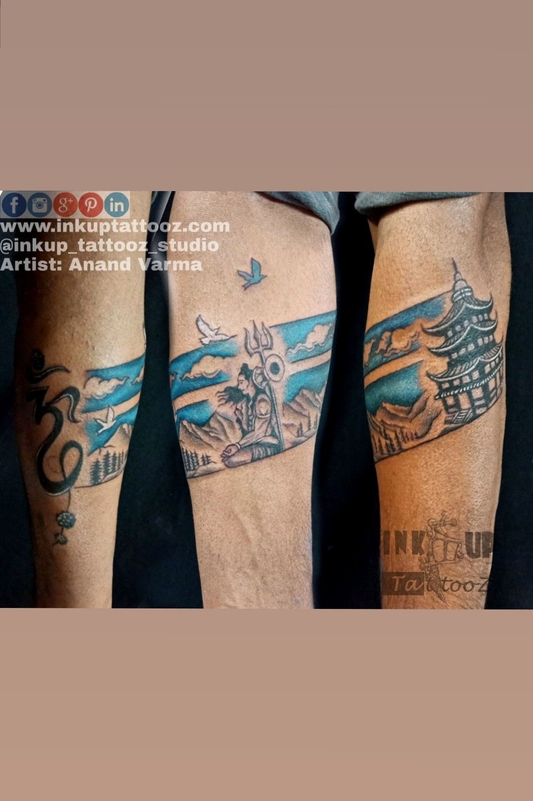 shiva band tattoo  Band tattoo designs Armband tattoo design Band tattoo