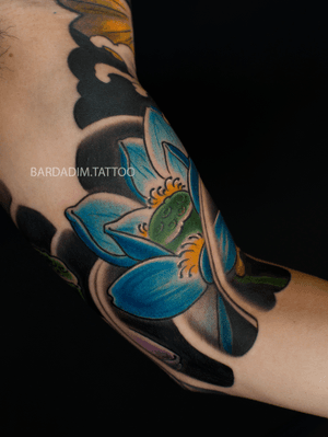 Japanese tattoo sleeve. #japan #japanesetattoos #japanesesleevetattoos #japanesesleeve #japanesetatoo #legsleevetattoo #irezumi #irezumicollective #tattoos #tattooideas #tattoosforguys #tattoodesigns #legtattoo #bardadim #lotustattoo