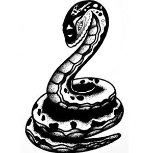 Desing available for tattooing in Paris, France.#desing #diseño #tattoo #tatouage #snake #blacktattoo #blackline #black #noir #animal #paris  #france #french