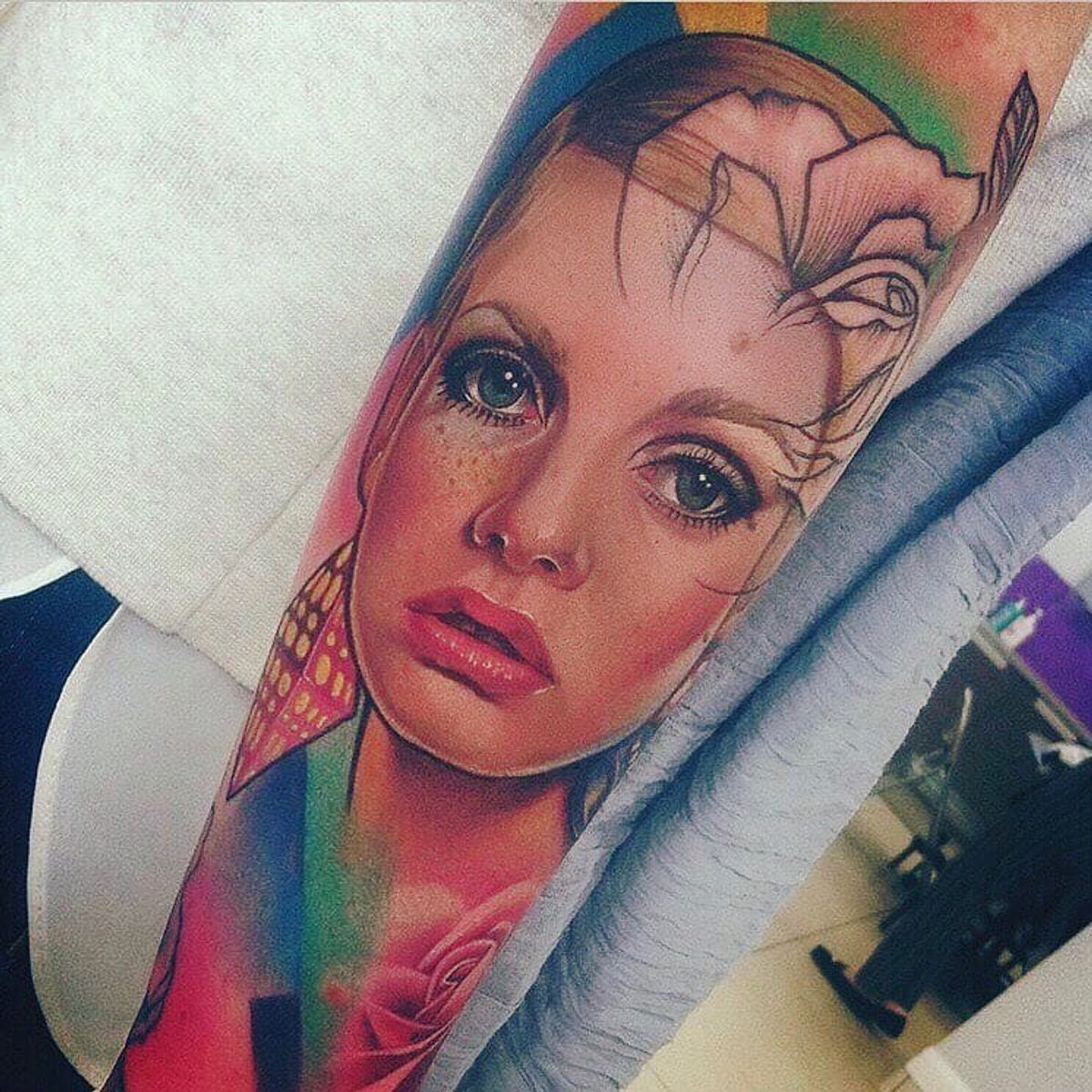 Tattoo uploaded by Tattoodo • Twiggy tattoo by Freddie Albrighton # ...