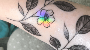 Armband tattoo #flower #flowers #nature #leaves #bg #blackandgrey #armband #armbandtattoo 