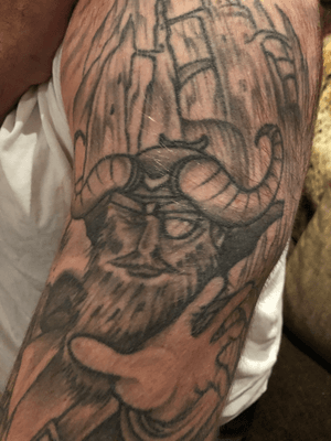 Mats - Viking #norway #tattoo #blekk #inked #tatooart #tattoos #tattoo #ink #traditionaltattoo #norwegiantattoo #norwegiantattooers #inkstagram #blood #pain