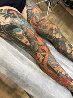 #japanese #japanesetattoo #irezumi #tomomori #tattooartist 