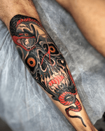 #japanese #japanesetattoo #snaketattoo #skull #skulltattoo #tattoo #tattooartist 