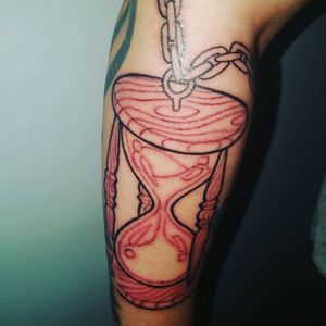 Hourglass. 1/2. Still in progress #tattoo #ink #inked #tattooed #tattooedboy #newtattoo #hourglass #hourglasstattoo #tattooproject #project 