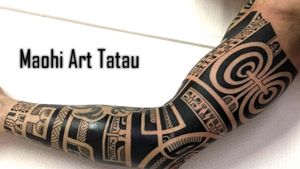 By Moanaarii Tatau #marquesian #blacktattoo #inked #patutiki #polynesiantattoo 