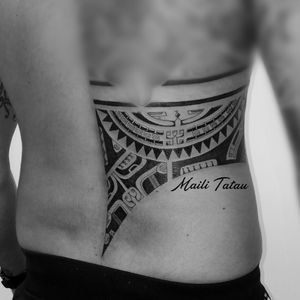 #marquesian #blacktattoo #inked #patutiki #polynesiantattoo