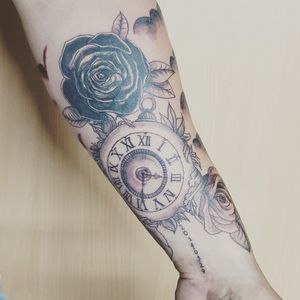 Time #tattoo #tattooist #tattooartist #tattoogirl #blackandwhitetattoo #blacktattoo #tattooideas #tattooart #tattoomodel #tattoostyle #tattooed #tattoos #tattooing #tatooink #ink #inked #inkedup #inkedgirls #inkedmodel #tattoolove #tattooworker #clocktattoo #clockwork 