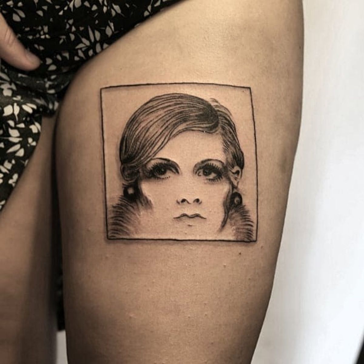 Tattoo uploaded by Tattoodo • Twiggy tattoo by Carrie Tattoo 
