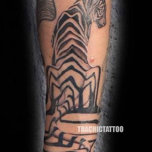 #Trachic Tattoo : Private tattoo studio in Brussels.#illustrative work #tiger tattoo  #black and gray tattoo #fine art #best tattoo Brussels #tattoo artist 