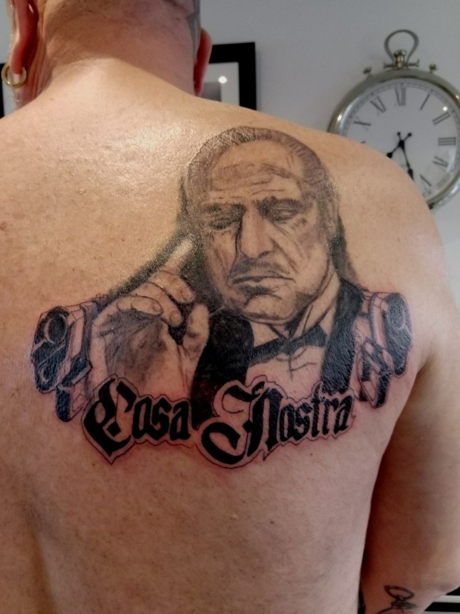 Tattoo uploaded by Suspect_Zer0 • Cosa Nostra The gothfather • Tattoodo