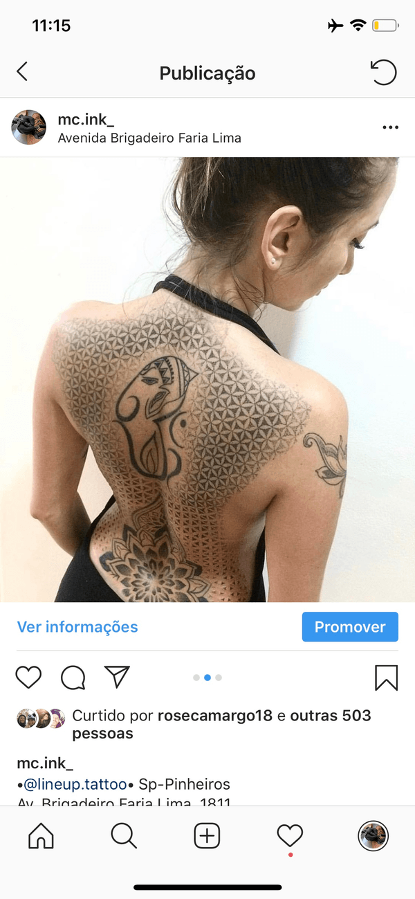 Tattoo from lineup tattoo
