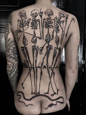 Back tattoo by Servadio #Servadio #backtattoo Top 10 Cities to Get Tattooed In #London #tattooidea #tattoo #tattooart #vacation #travel #top10 #top10cities #gettattooed